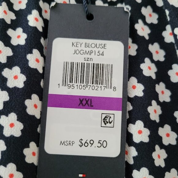 Tommy Hilfiger black blouse - Picture 6 of 9